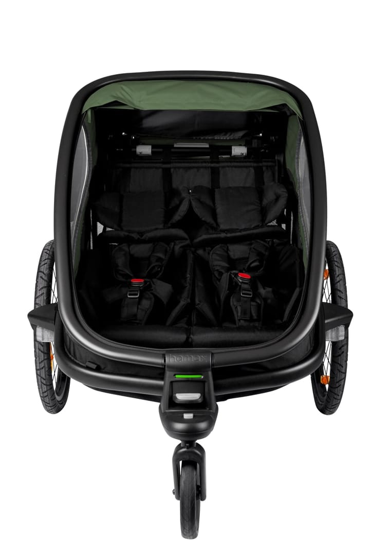 Hamax Outback (Incl. Bicycle Arm & Stroller Wheel) - Reclining Grey Hamax Hamax Outback (Incl. Bicycle Arm & Stroller Wheel) - Reclining Grey Hamax
