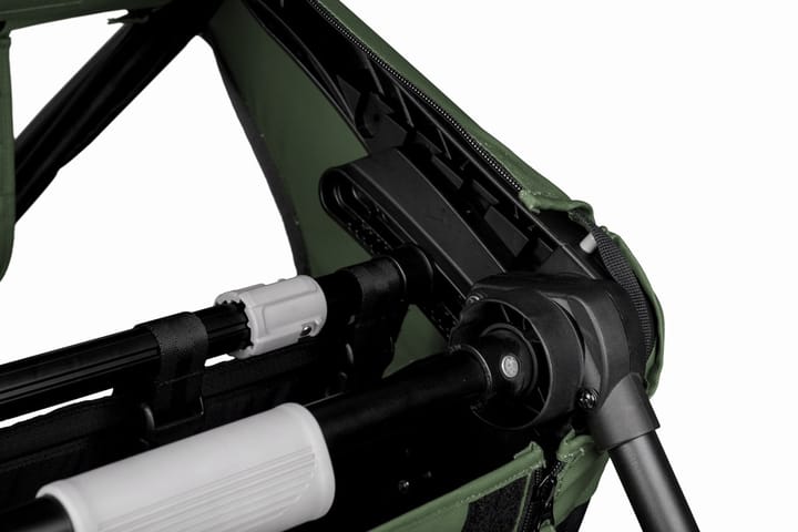 Hamax Outback (Incl. Bicycle Arm & Stroller Wheel) - Reclining Green/Black Hamax Hamax Outback (Incl. Bicycle Arm & Stroller Wheel) - Reclining Green/Black Hamax