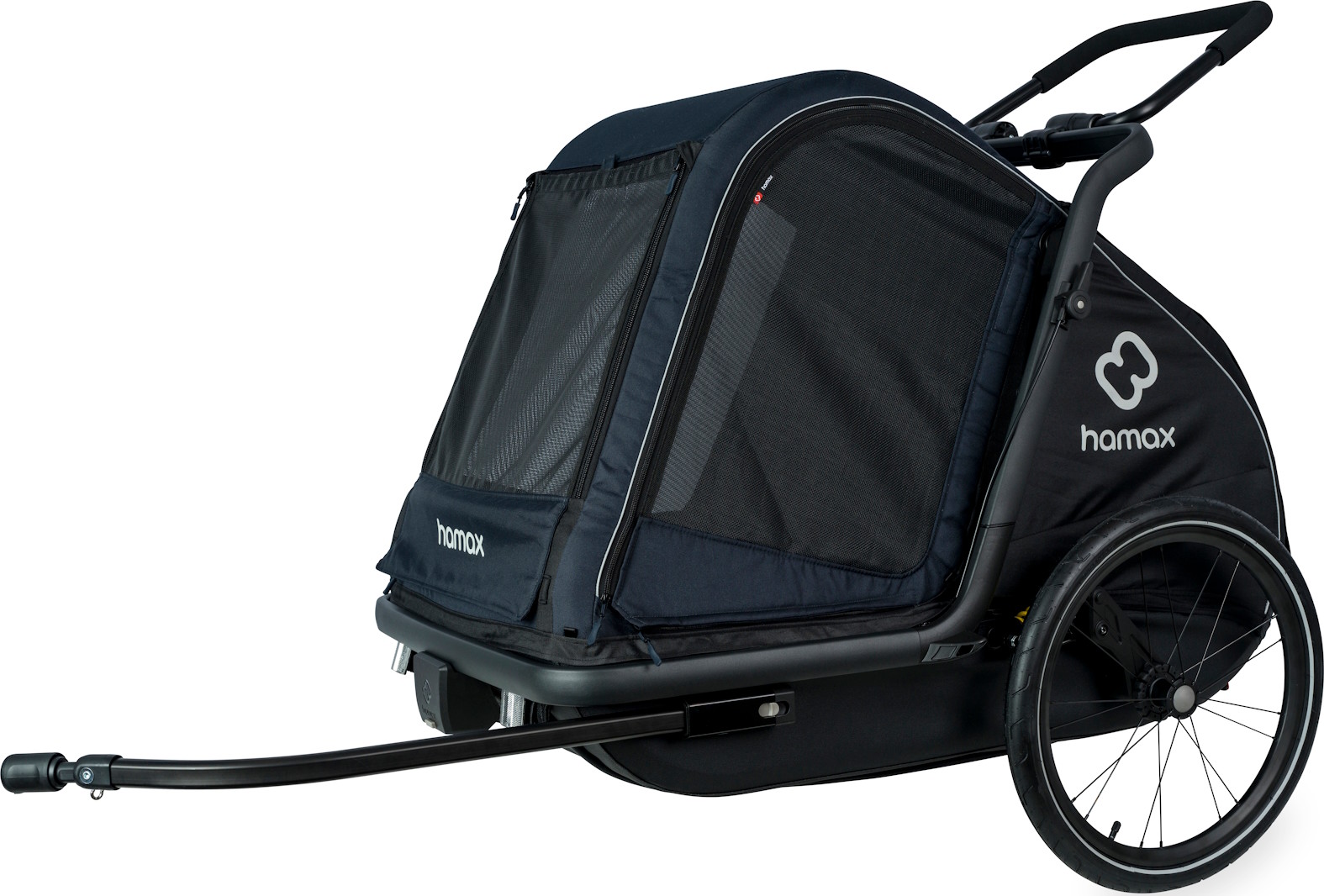 Hamax Pluto Large Navy/Black Cykel- & Barnvagnar OneSize