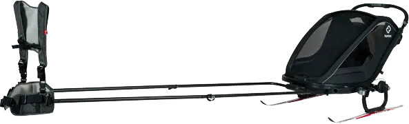 Hamax Skiing Kit Black/Grey Cykel- & Barnvagnar One Size