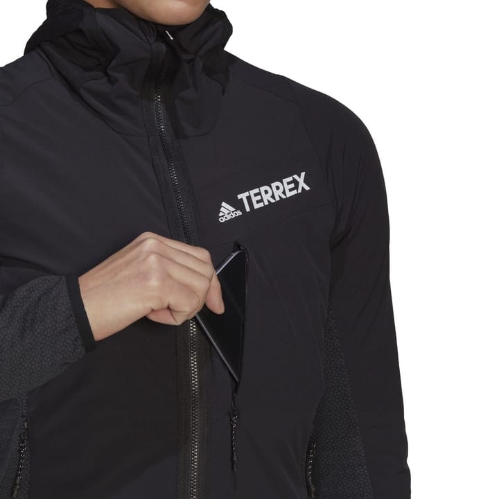 Adidas Women's Techrock Flooce Wind Hooded Jacket Black Adidas Adidas Women's Techrock Flooce Wind Hooded Jacket Black Adidas
