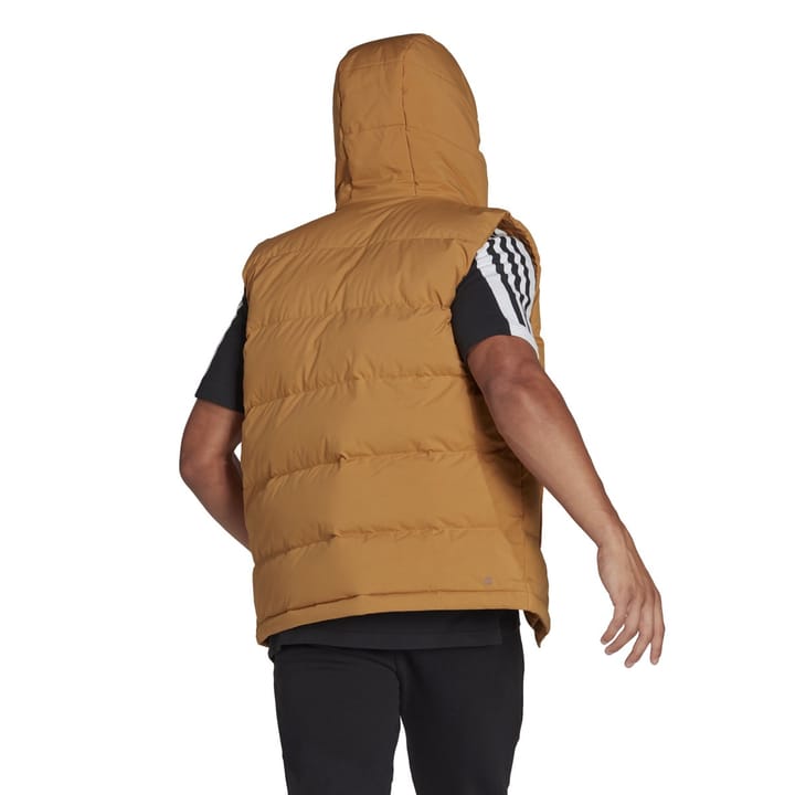 Adidas Men's Helionic Hooded Down Vest Mesa Adidas Adidas Men's Helionic Hooded Down Vest Mesa Adidas