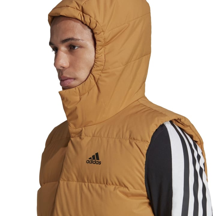 Adidas Men's Helionic Hooded Down Vest Mesa Adidas Adidas Men's Helionic Hooded Down Vest Mesa Adidas