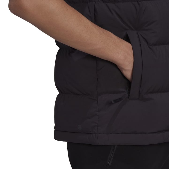 Adidas Men's Helionic Hooded Down Vest Black Adidas
