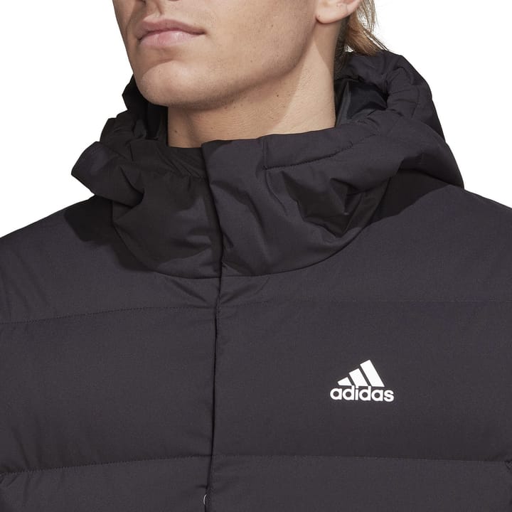 Adidas Men's Helionic Hooded Down Jacket Black Adidas Adidas Men's Helionic Hooded Down Jacket Black Adidas