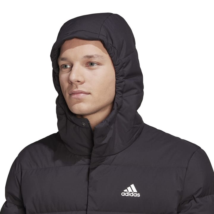 Adidas Men's Helionic Hooded Down Jacket Black Adidas Adidas Men's Helionic Hooded Down Jacket Black Adidas