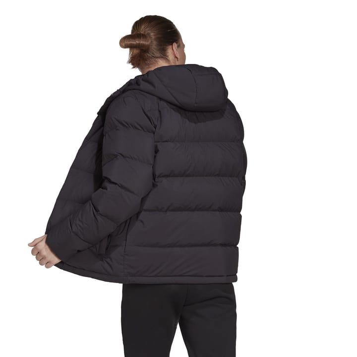 Adidas Men's Helionic Hooded Down Jacket Black Adidas Adidas Men's Helionic Hooded Down Jacket Black Adidas