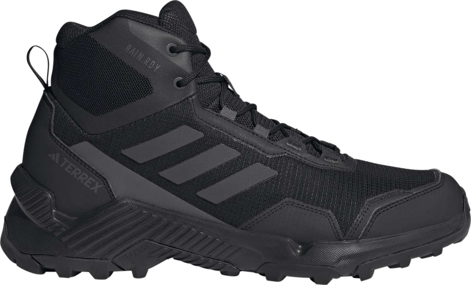 Adidas Men's Eastrail 2.0 Mid RAIN.RDY Hiking Shoes Core Black/Carbon/Grey Five Vandringskängor 43 1/3