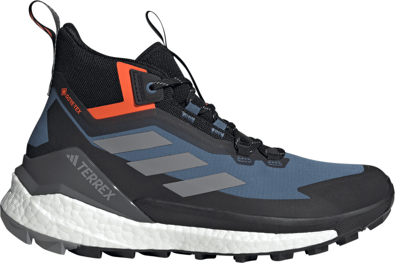 Adidas Men’s Terrex Free Hiker GORE-TEX Hiking Shoes 2.0 Wonder Steel/Grey Three/Impact Orange