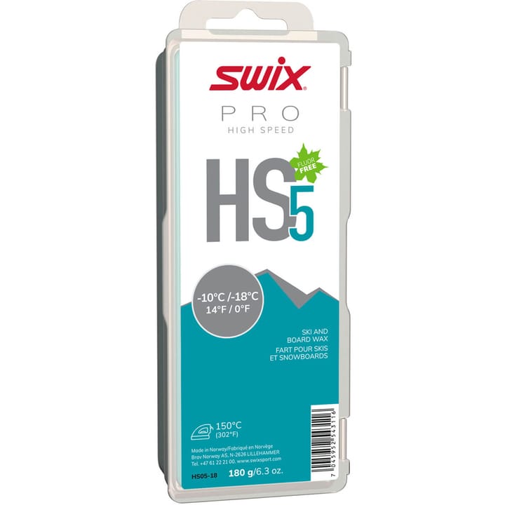 Swix HS5 Turquoise, -10°C/-18°C, 180g Swix