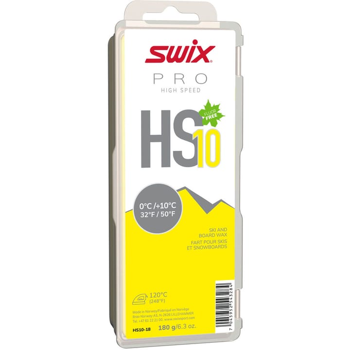 Swix HS10 Yellow, 0°C/+10°C, 180g Swix