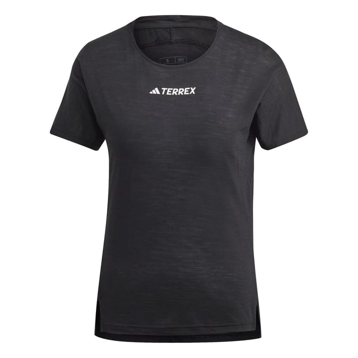 Adidas Women's Terrex Agravic Pro Wool Trail Running T-Shirt Black Adidas