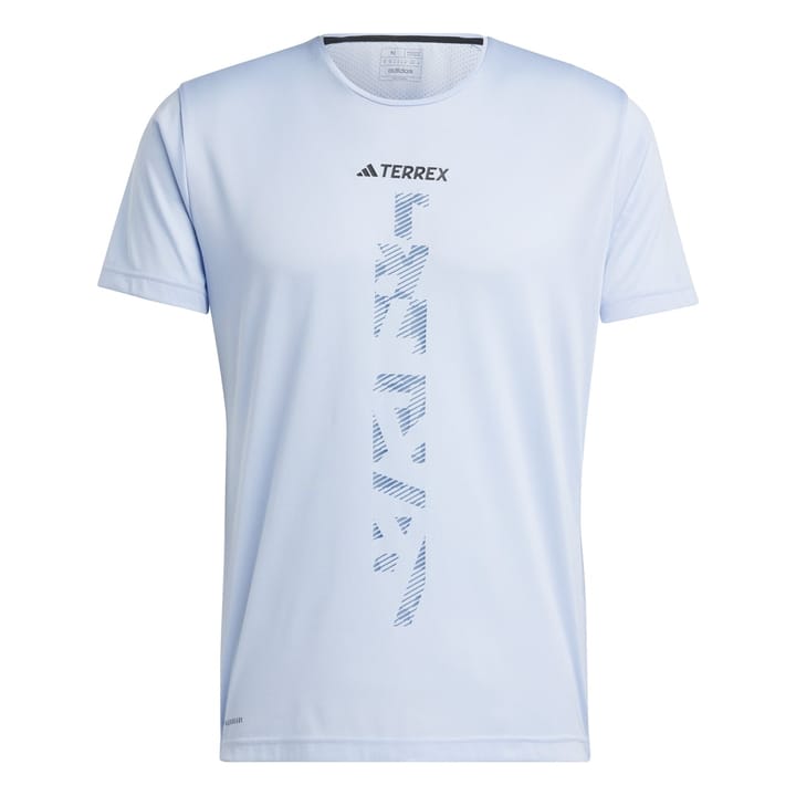 Men's TERREX Agravic Trail Running Tee BLUDAW/BLUDAW Adidas