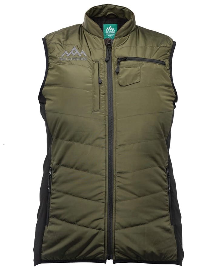 Heat Experience Women's Hunting Vest Green Heat Experience