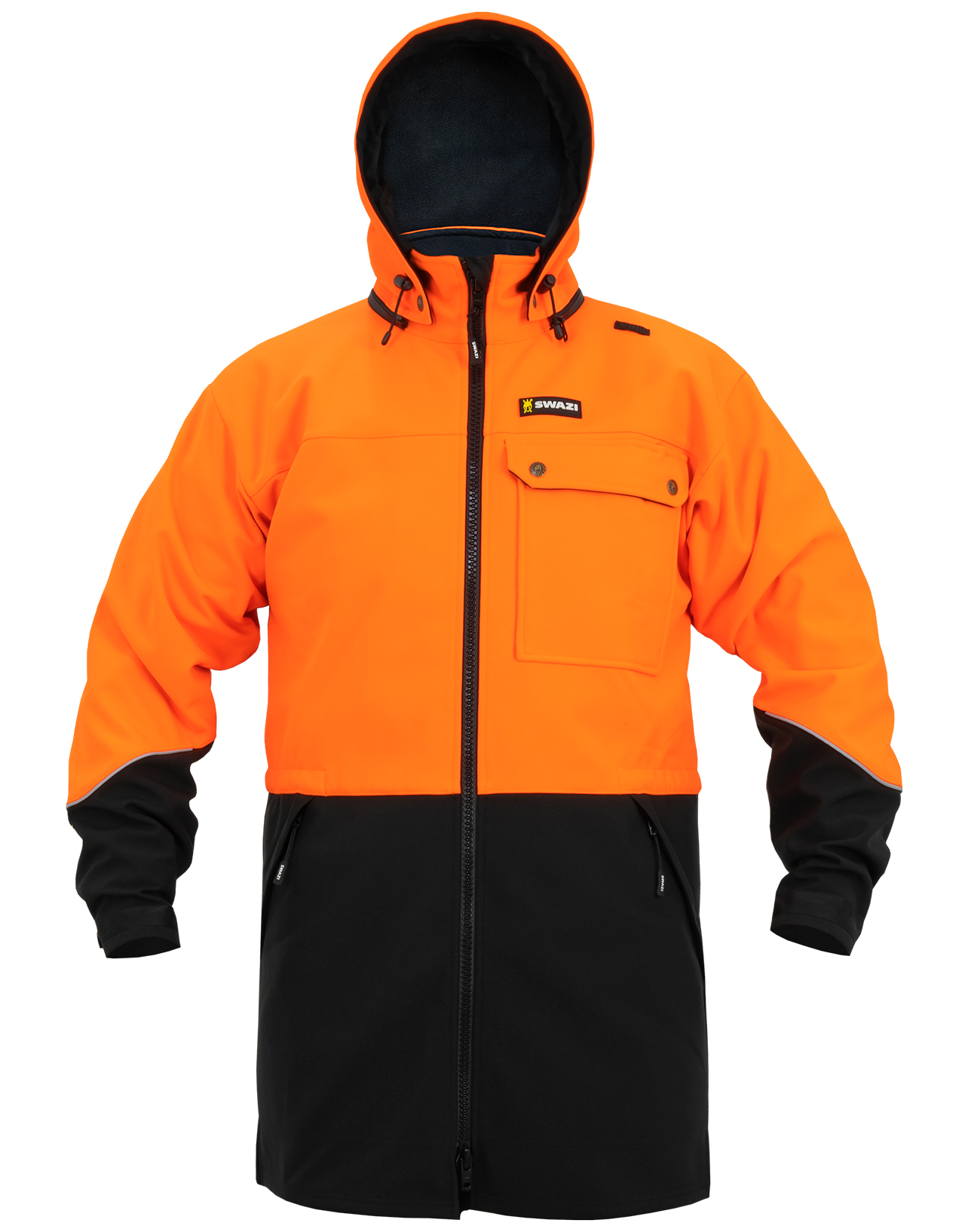 Swazi Men's Finga Pointa Jacket Blaze/Black Ovadderade friluftsjackor L