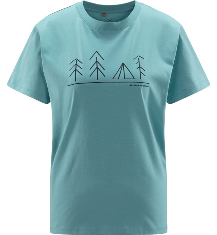 Haglöfs Camp Tee Women Frost Blue Haglöfs