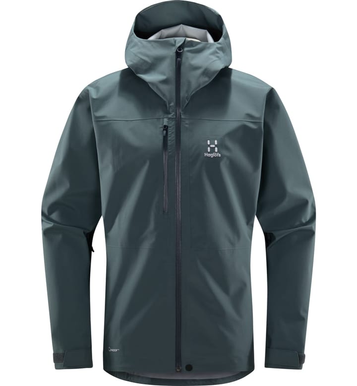 Haglöfs Men's Front Proof Jacket Steel Blue Haglöfs Haglöfs Men's Front Proof Jacket Steel Blue Haglöfs