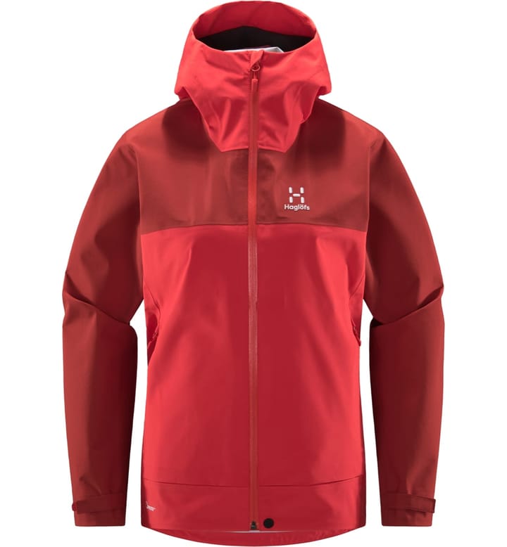 Haglöfs Front Proof Jacket Women Poppy Red/Corrosion Haglöfs