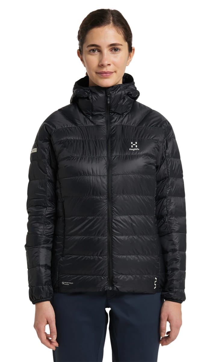 Women's L.I.M Down Hood True Black Haglöfs