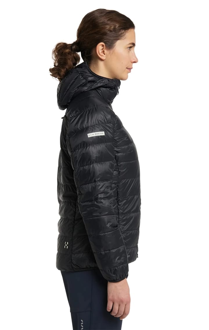 Women's L.I.M Down Hood True Black Haglöfs