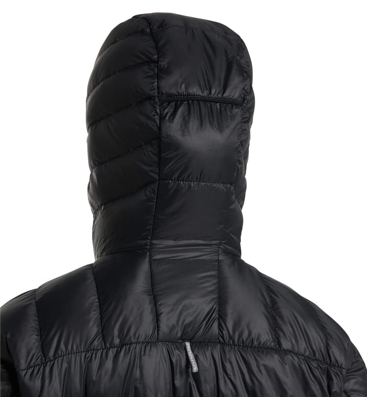 Women's L.I.M Down Hood True Black Haglöfs