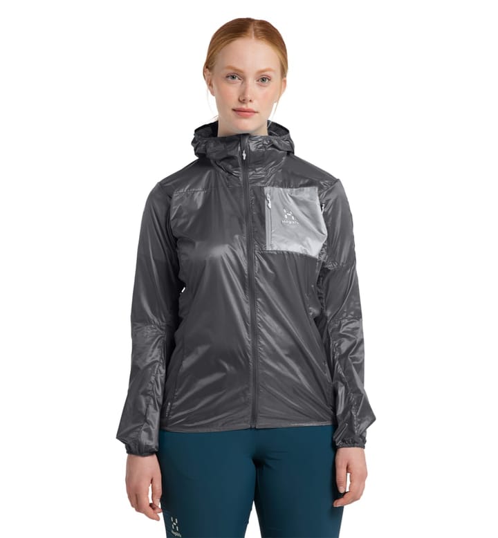 Haglöfs Women's L.I.M Shield Hood Magnetite/Concrete Haglöfs