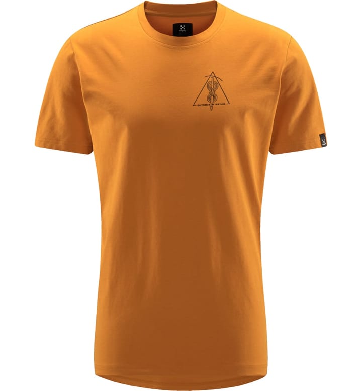 Haglöfs Outsider By Nature Print Tee Men Desert Yellow Haglöfs