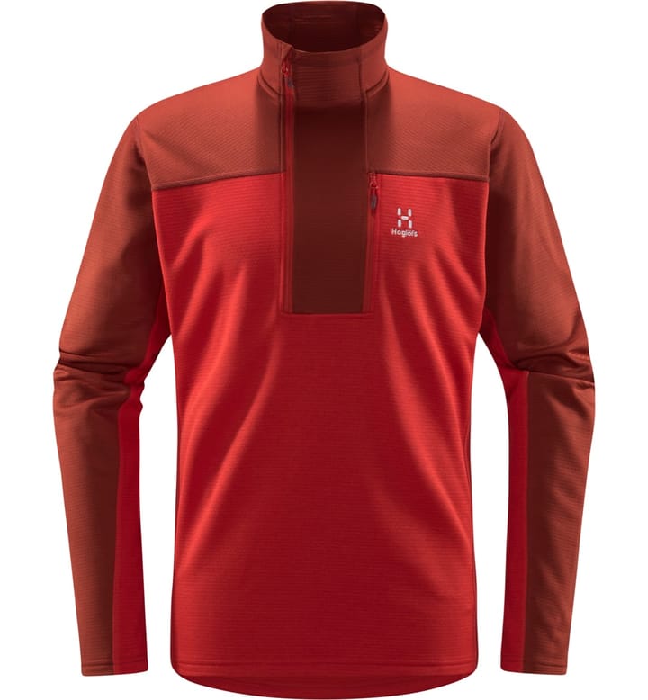 Haglöfs Roc Flash Mid Halfzip Men Corrosion/Zenith red Haglöfs