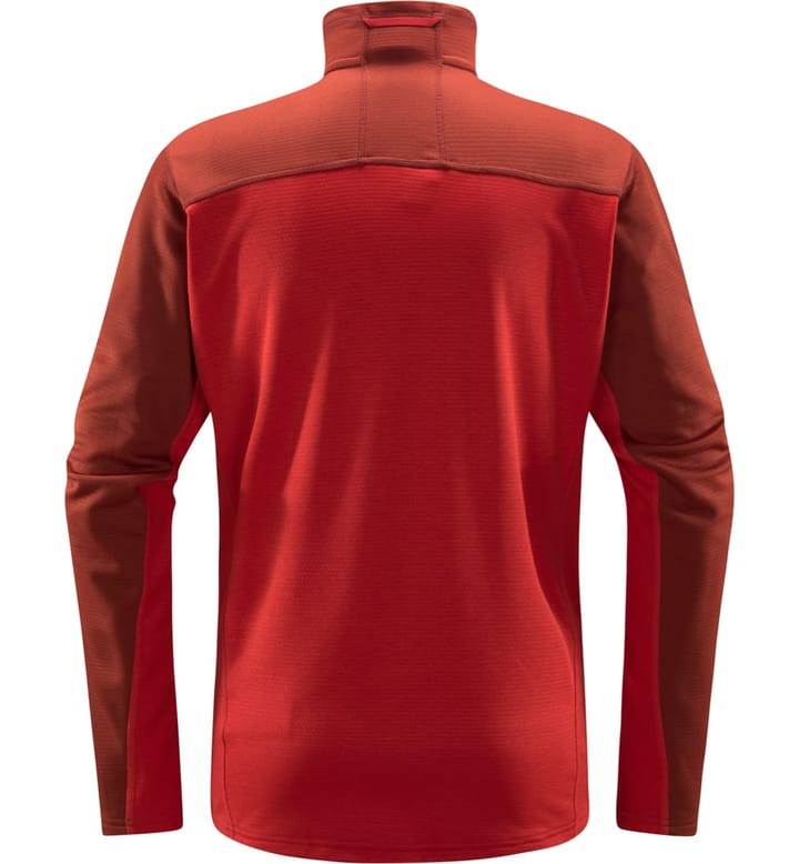 Haglöfs Roc Flash Mid Halfzip Men Corrosion/Zenith red Haglöfs