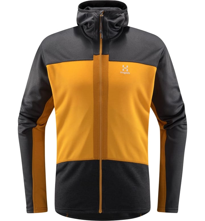 Haglöfs Roc Flash Mid Hood Men Magnetite/Sunny Yellow Haglöfs