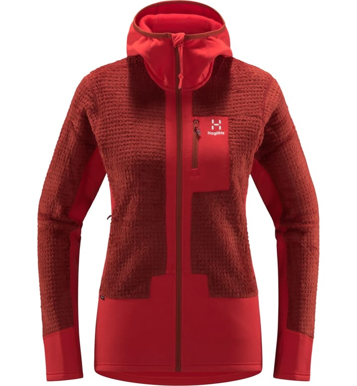 Haglöfs Roc Spitz Mid Hood Women Corrosion/Poppy Red Haglöfs