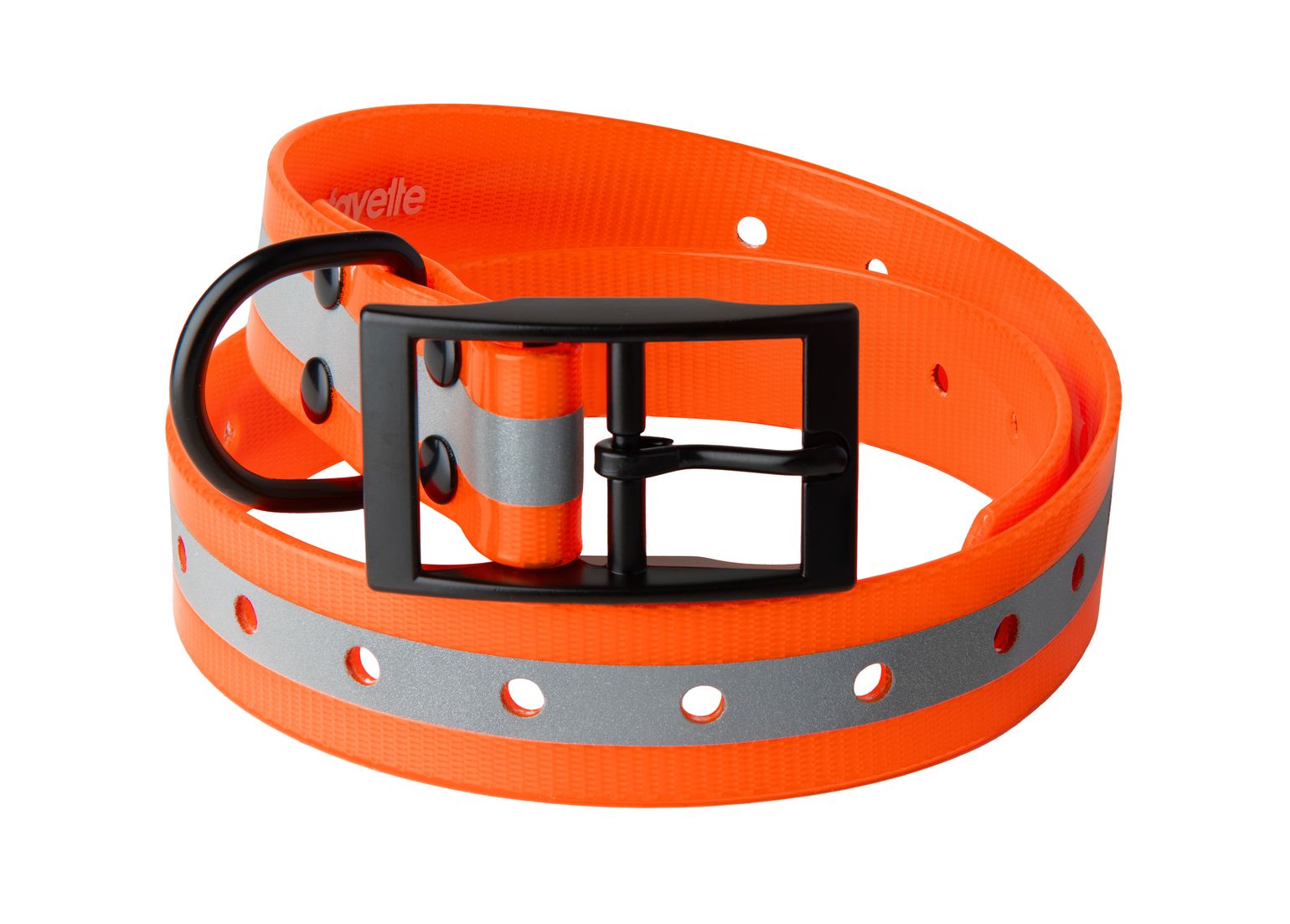 Lafayette Dog Collar Reflective Orange