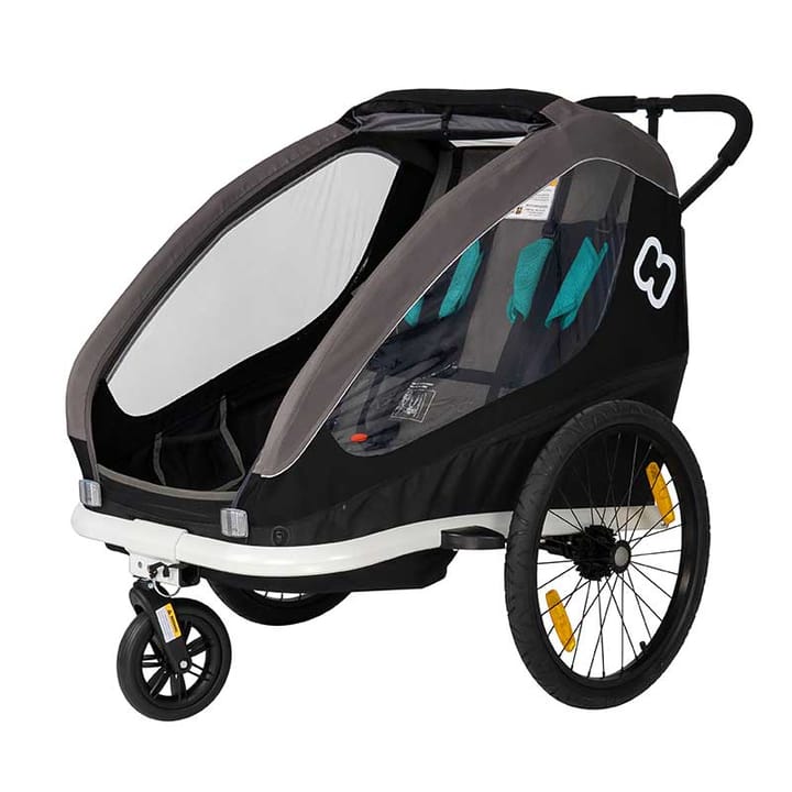 Hamax Traveller (Incl. Bicycle Arm & Stroller Wheel) Black/Grey Hamax Hamax Traveller (Incl. Bicycle Arm & Stroller Wheel) Black/Grey Hamax