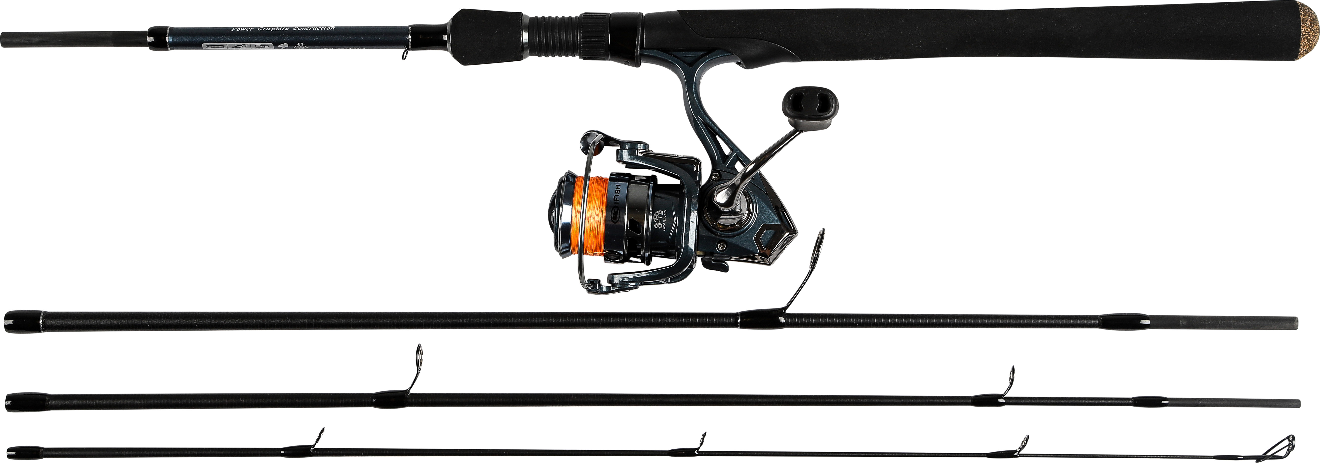 iFish Helags Combo 8' Black Fiskespö Nocolour OneSize