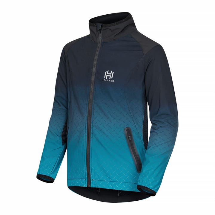 Hellner Juniors' Harrå Hybrid Jacket Biscay Bay Hellner