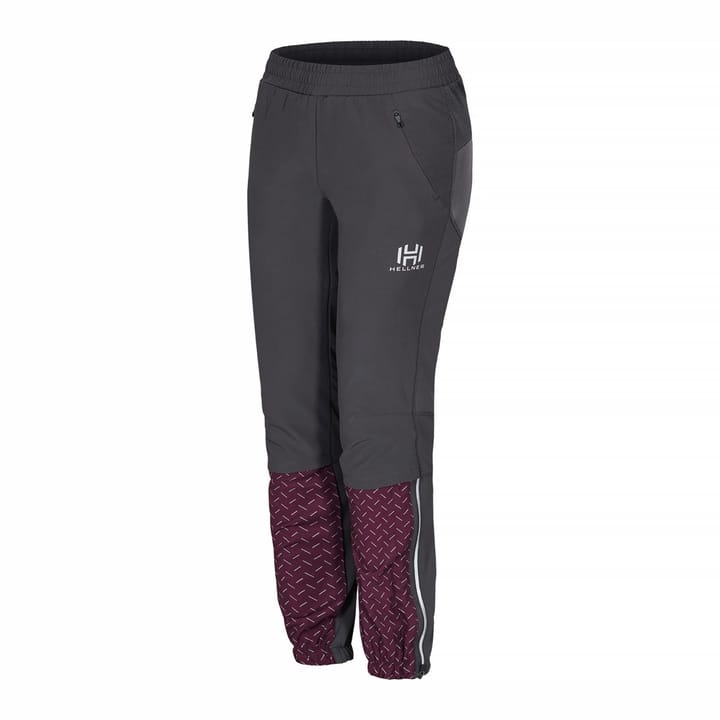 Hellner Harrå Hybrid Pants Women Grape Wine Hellner