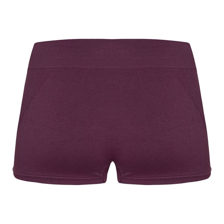 Hellner Women's Jertta Seamless Boxers Grape Wine Hellner