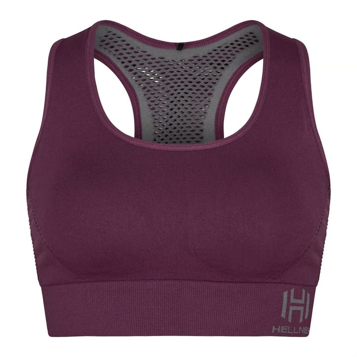 Hellner Women's Jertta Seamless Top Grape Wine Hellner Hellner Women's Jertta Seamless Top Grape Wine Hellner