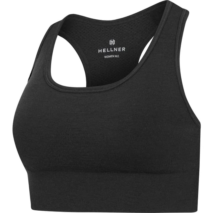 Hellner Merino Wool Seamless Bra Black Beauty Hellner