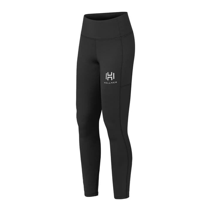 Hellner Mustavaara Running Tights Women Jet Black Hellner