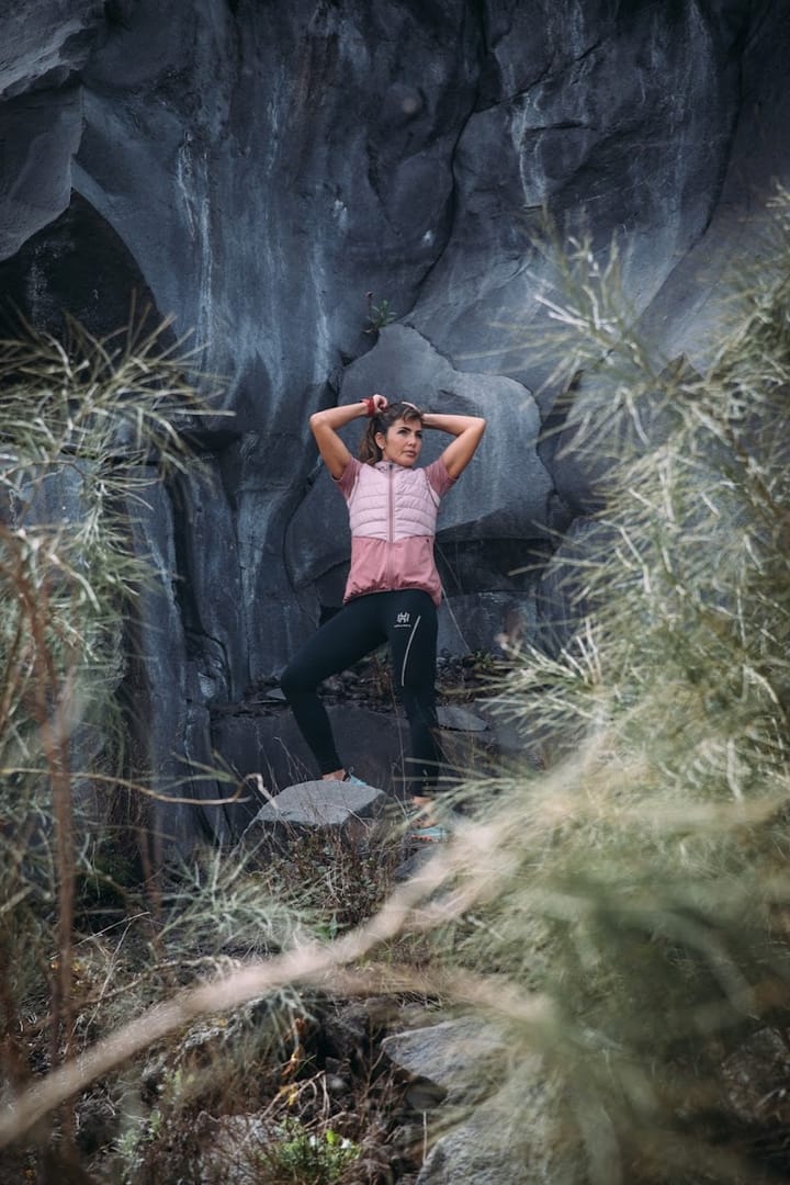 Hellner Mustavaara Running Tights Women Jet Black Hellner