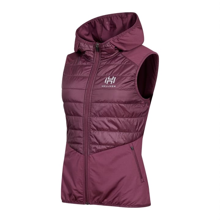 Hellner Women's Nirra Hybrid Vest 2.0 Grape Wine Solid Hellner