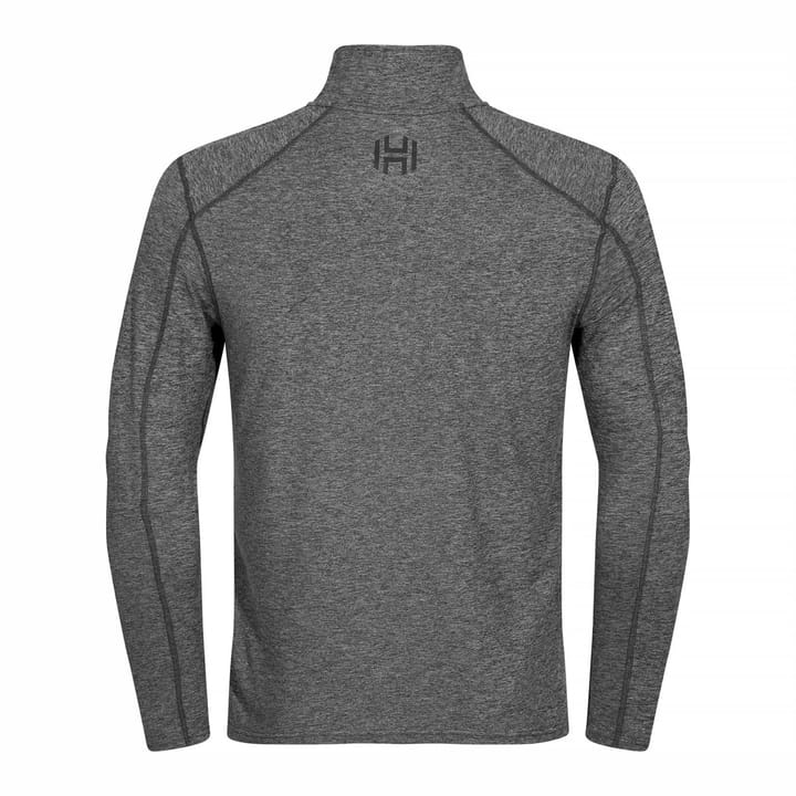 Hellner Nunis Halfzip LS Tee Men Black Beauty melange Hellner