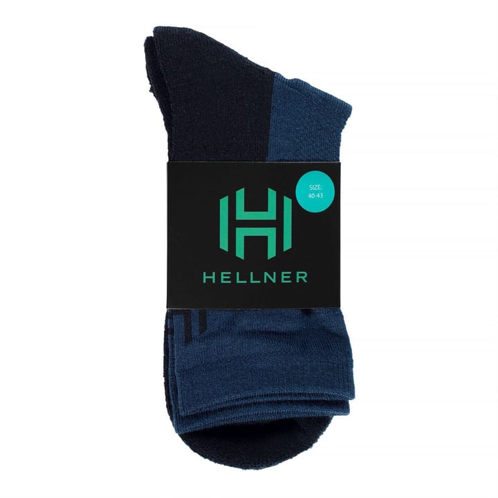 Hellner Running Mid Comfort Sock Dress Blue Hellner