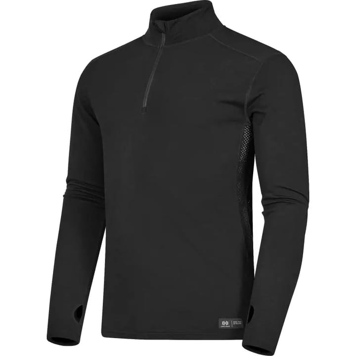 Hellner Wool Tech Base Layer LS Men Black Beauty Hellner