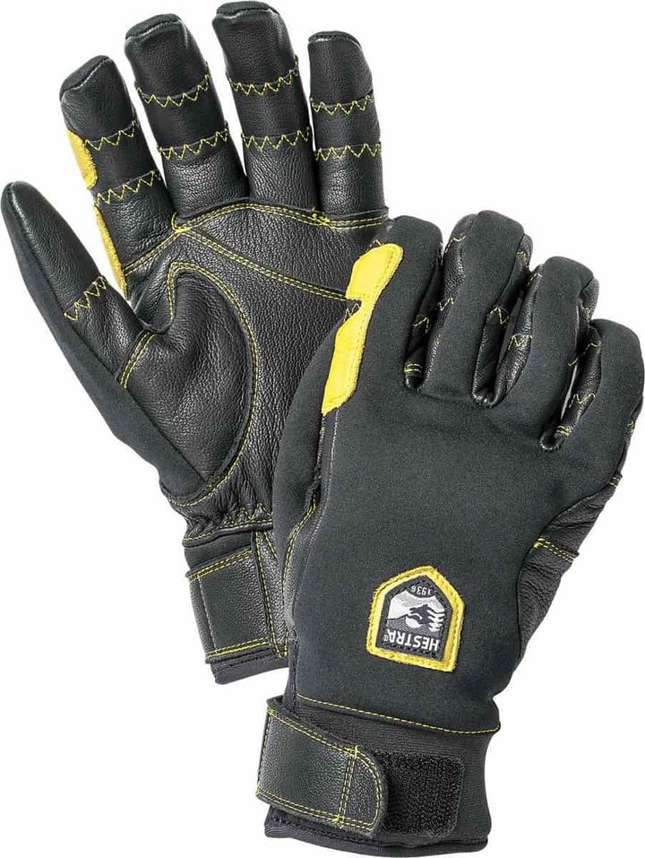 Hestra Ergo Grip Active-5 Finger Svart/Svart Hestra Hestra Ergo Grip Active-5 Finger Svart/Svart Hestra