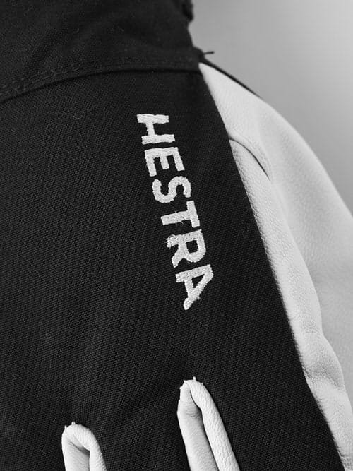 Hestra Army Leather Heli Ski - 5 Finger Svart Hestra