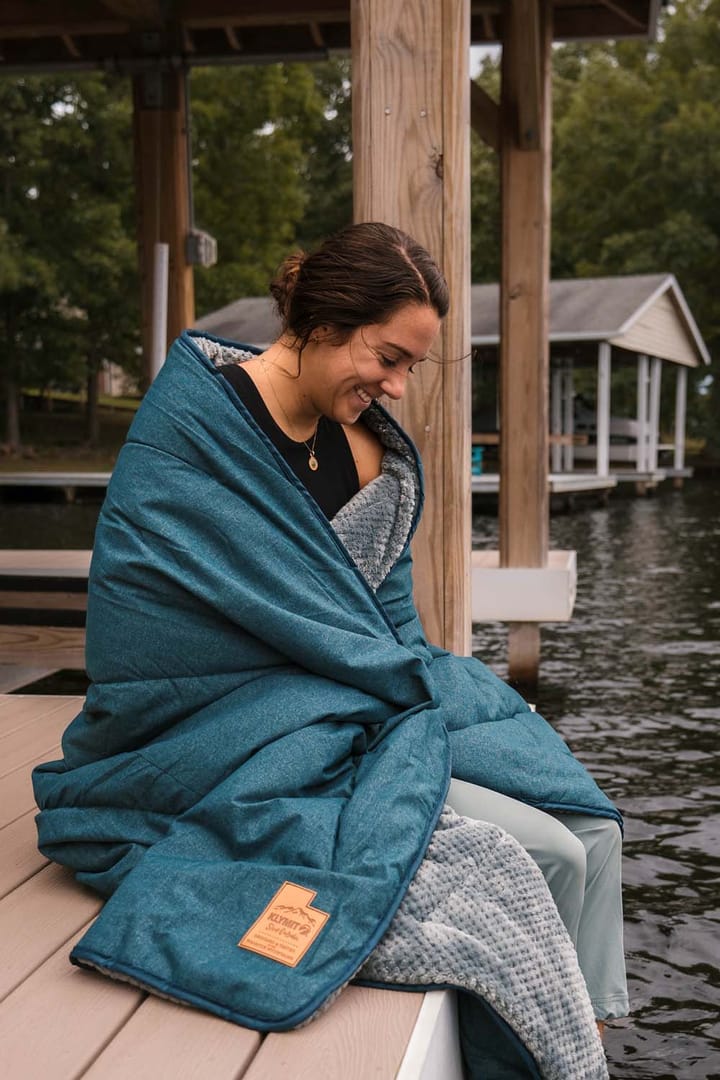 Klymit Homestead Cabin Comforter Blanket Blue Klymit