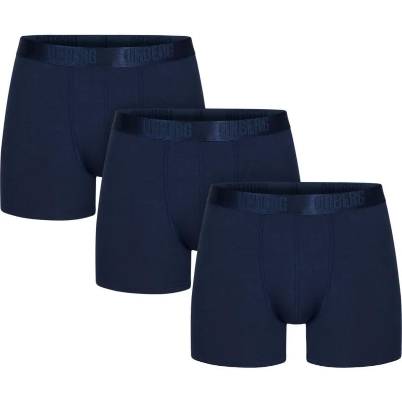 Urberg Men's Isane 3-pack Bamboo Boxers Dark Navy