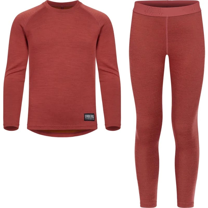 Urberg Merino-Bamboo Base Layer Set Jr Tandori Spice